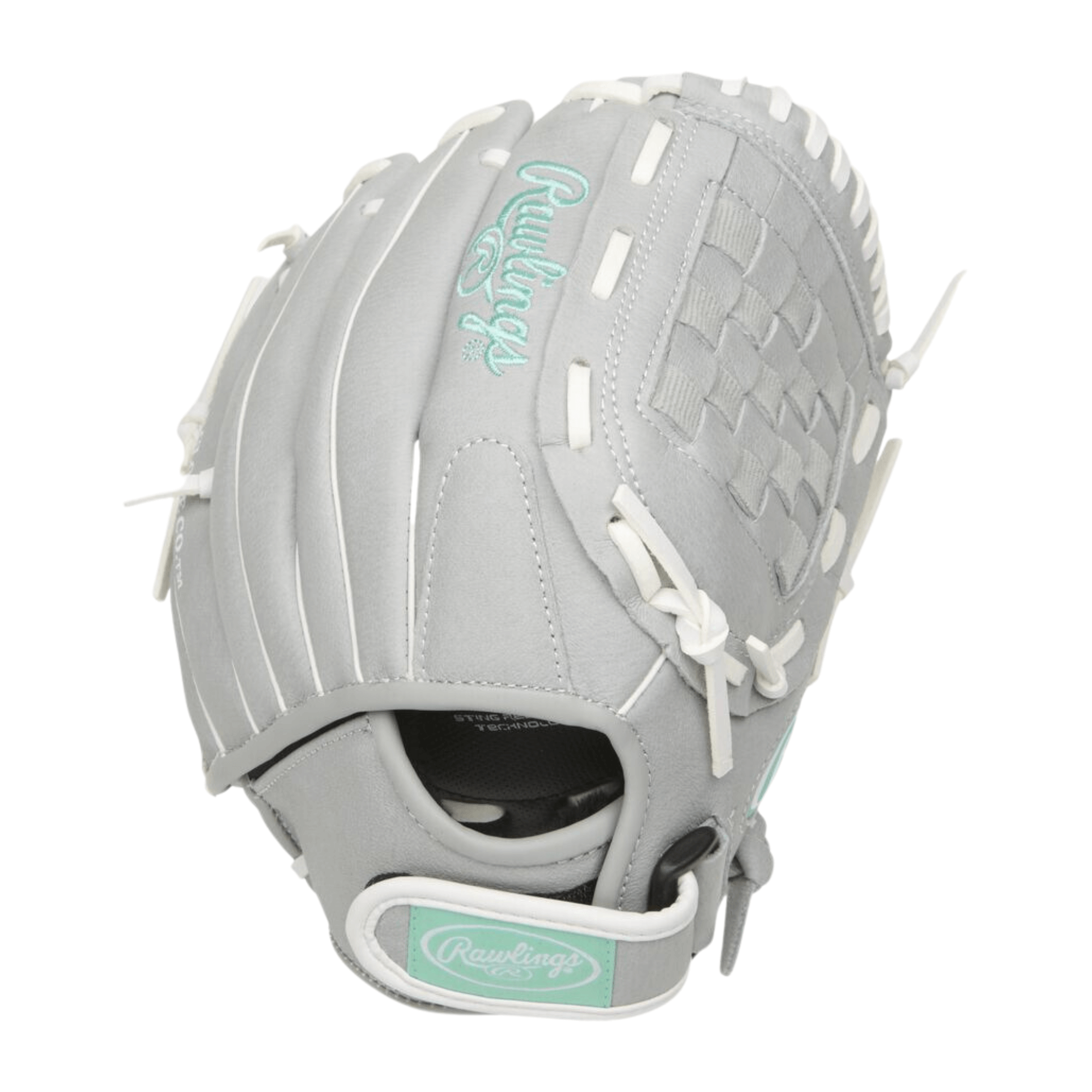Rawlings Storm Youth 11 in Fastpitch Glove LHT with Sure Catch heel cut out for quick close