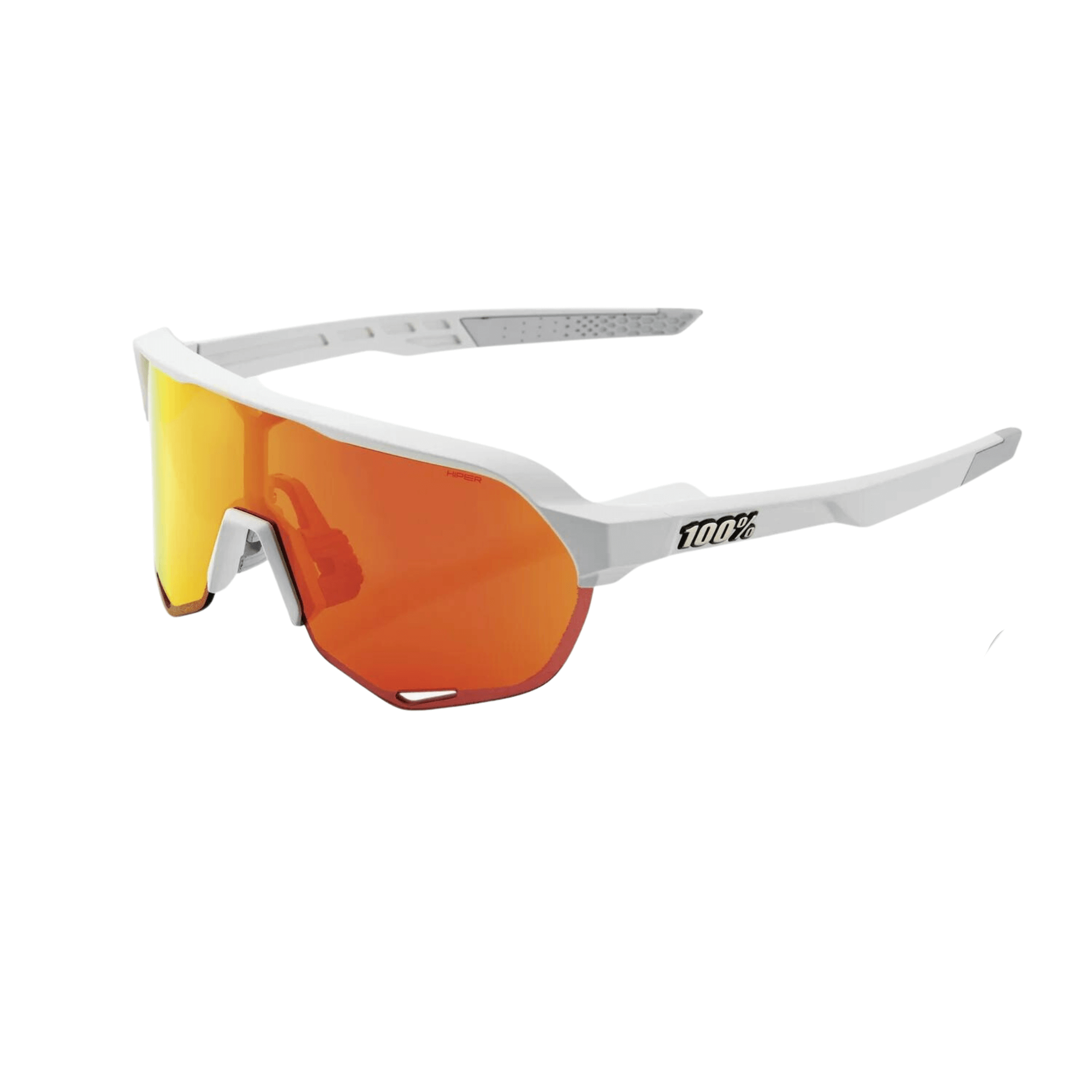 100% S2 Soft Tact Off White HiPER® Red Multilayer Mirror Lens with high-impact resistant polycarbonate lenses