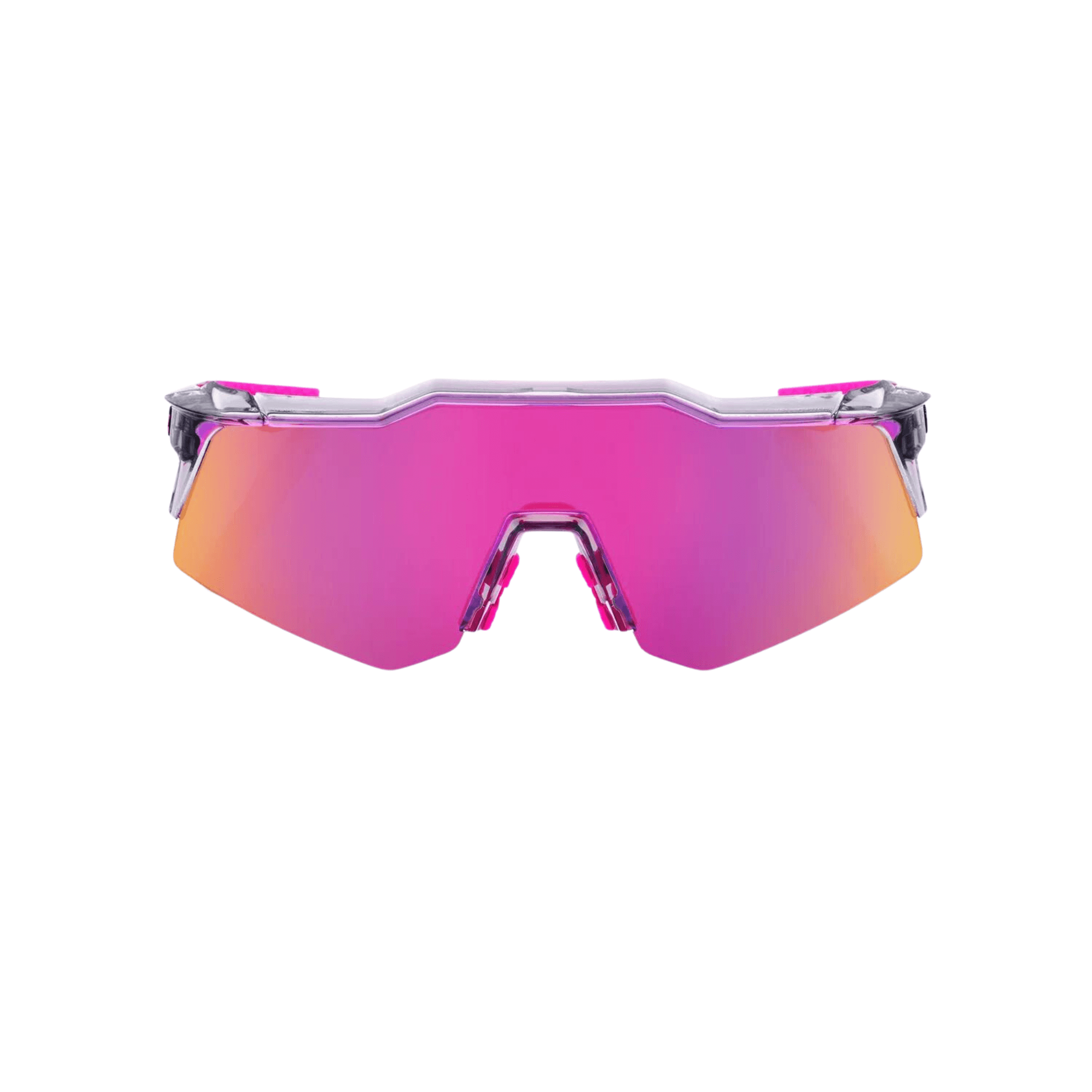 Speedcraft XS sunglasses with polished translucent grey and purple multilayer mirror lens, ideal for outdoor activities.
