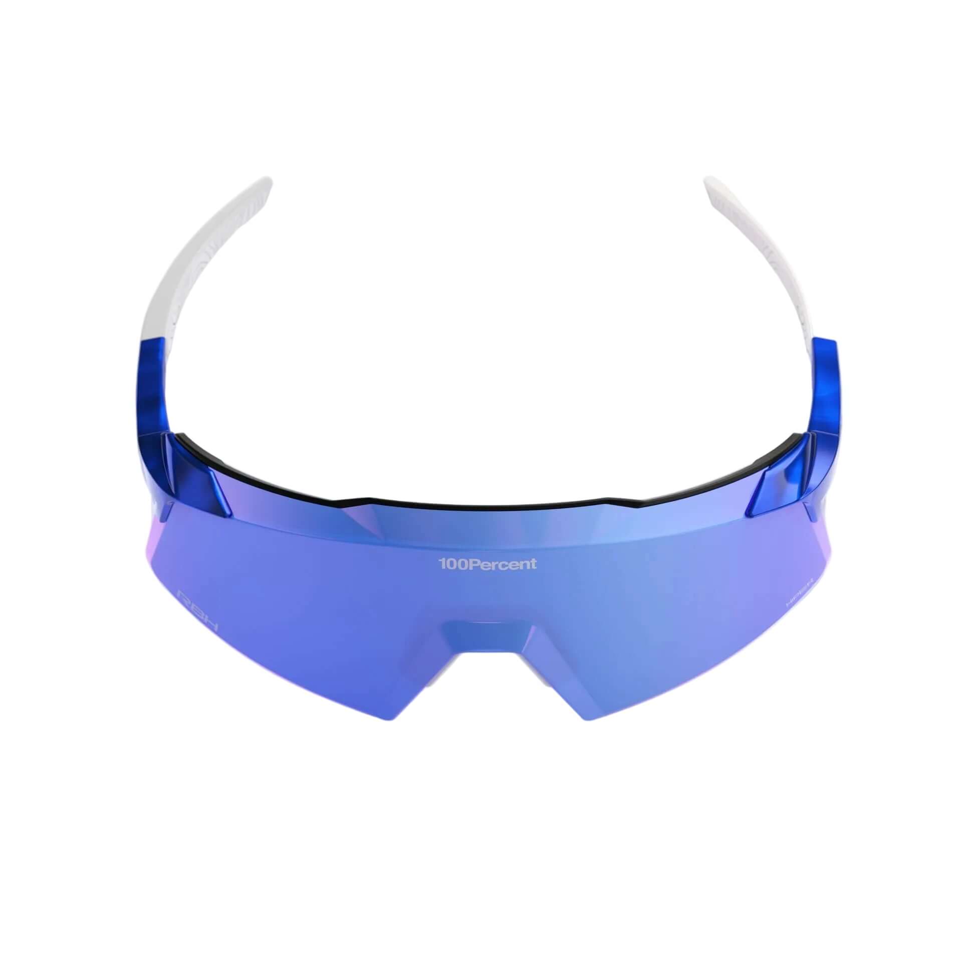 100% Aerocraft RBH Gloss Blue Holographic - HiPER Royal Blue Mirror Lens full frame view