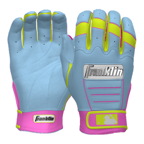 Franklin CFX Pro Batting Gloves Caribbean Blue