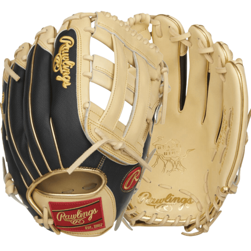 Rawlings 12.5-inch Heart Of The Hide R2G Contour Fit Outfield Glove with premium leather and Speed Shell back.