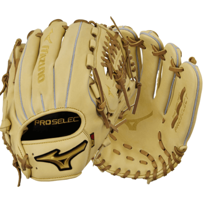 Mizuno GPS-10D Pro Select 12-inch premium pitcher's glove in premium Steerhide leather.