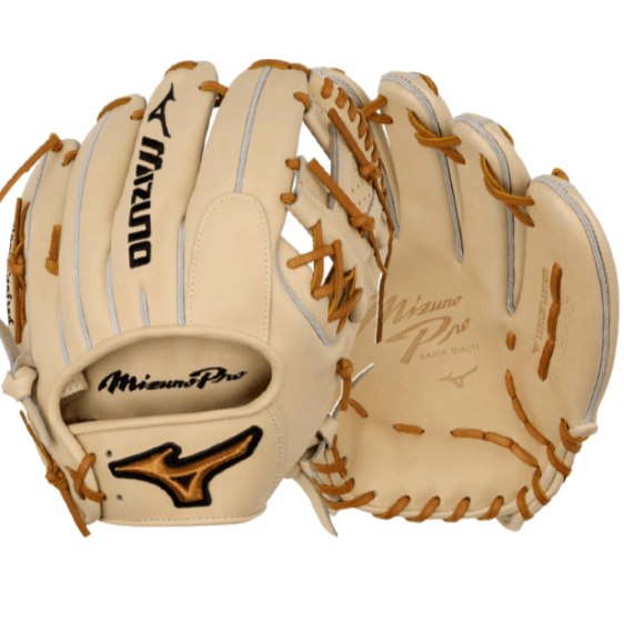 Mizuno Pro GMP-4000S INF Glove 11.5" in premium leather with intricate stitching and logo, designed for elite baseball players.