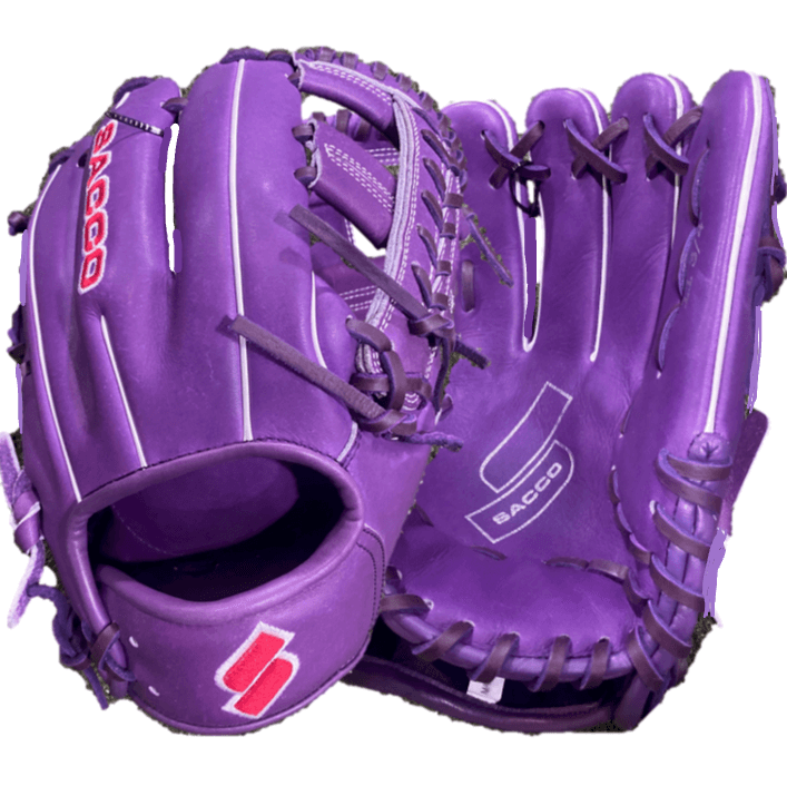 Sacco Ultra Premium Steer-Hide Purple Laced Single Post 11.75" Infield Glove