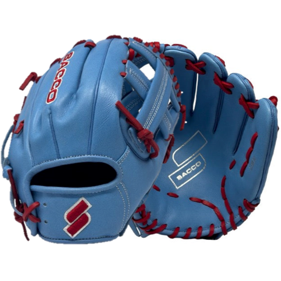 Sacco Youth Ultra Smooth Kip 11.5" Single Post Light Blue & Red