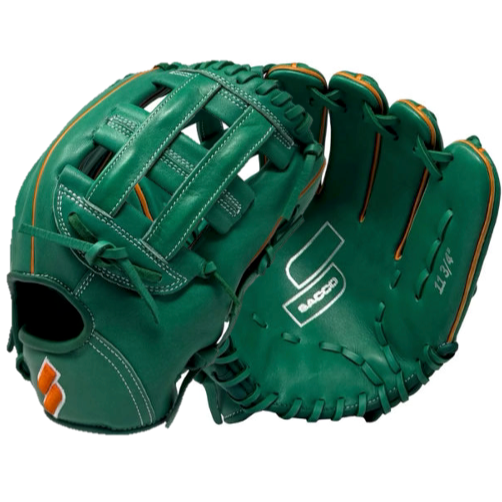 Sacco Youth Ultra Smooth Kip 11.75" H-Web Green & Orange