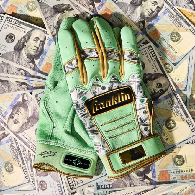 Franklin Michael Harris CFX Pro Limited Edition Youth Gloves - Back and Palm
