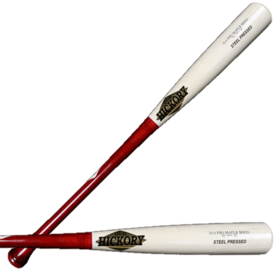Old Hickory Steel Pressed MH23 wood baseball bat, showcasing its durable finish and high performance.