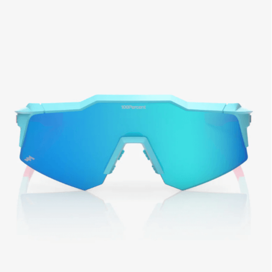 100% Speedcraft XS LE Tatis 4 glasses in blue with blue topaz mirror lens for youth athletes,