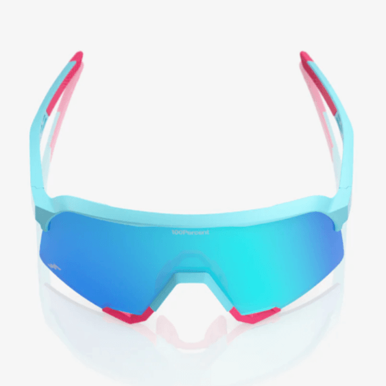 100% Speedcraft S3 LE Tatis 4 Soft Tact Blue sunglasses with Blue Topaz Mirror Lens for optimal sports performance.