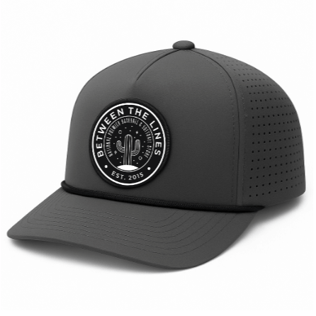 BTL Patch Trucker Rope Hat Dark Grey