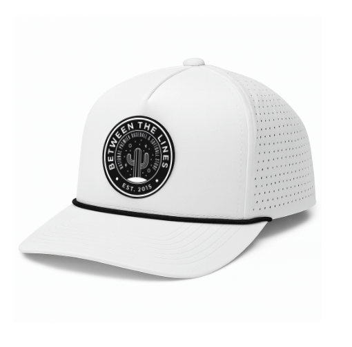 BTL Patch Trucker Rope Hat White