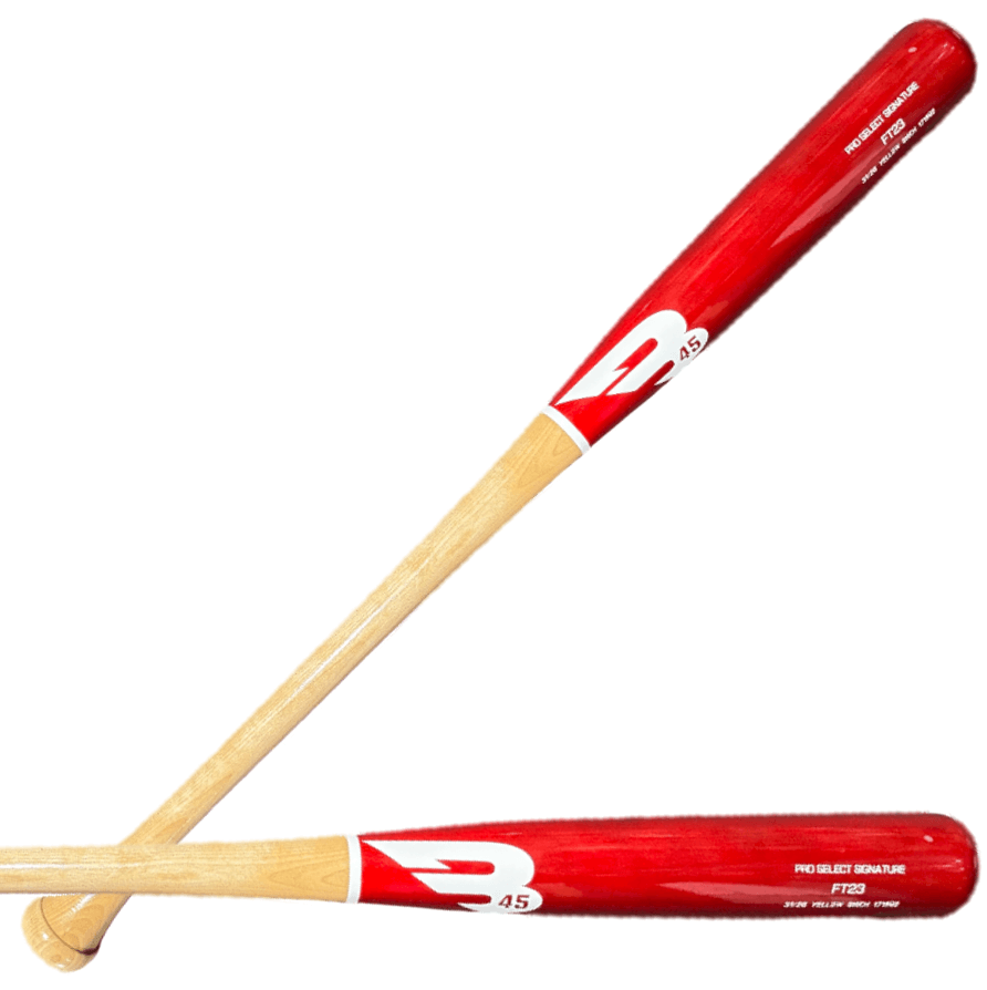 B45 Pro Select FT23 Varnished/Cherry/White Wood Baseball Bat