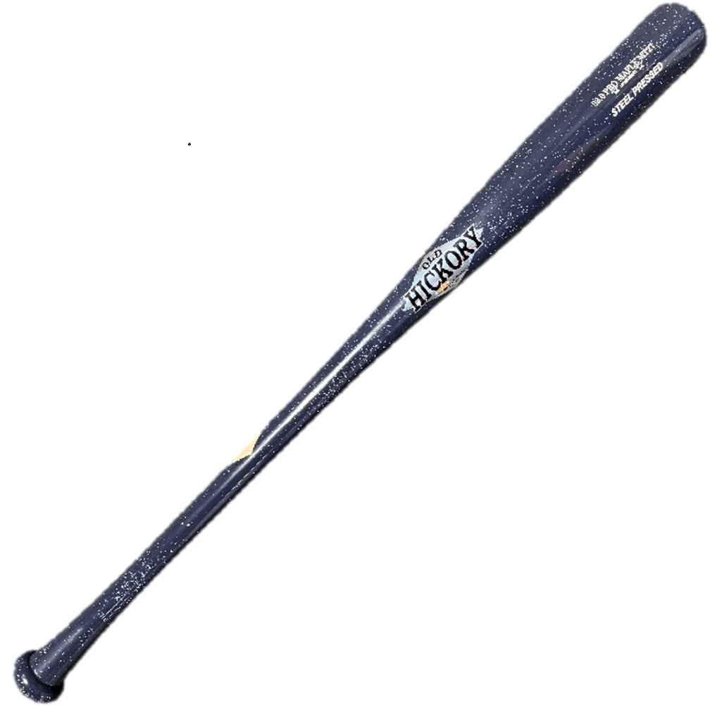 Old Hickory Steel Pressed MT27 Navy Splatter Custom Wood Baseball Bat