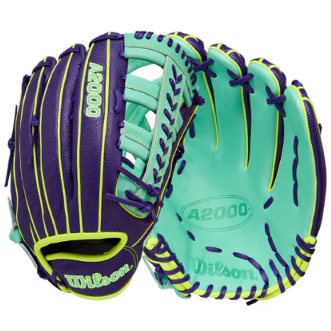 Wilson 2025 Fall A2000 1810SS Purple/Seafoam 12.75"