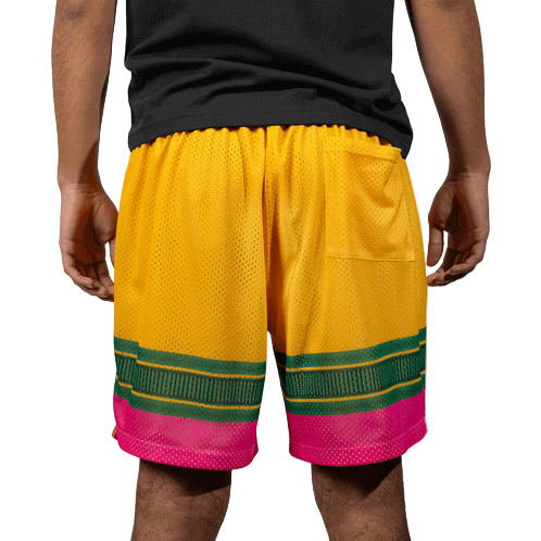 Victus Yellow Pencil Youth Mesh Shorts