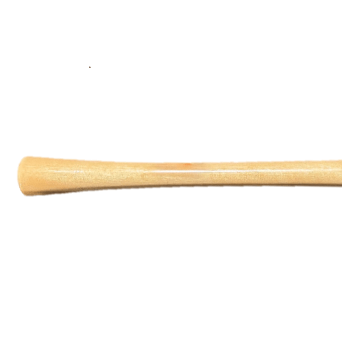 Dove Tail Bats JMC1 Signature Wood Baseball Bat handle view with unique 'no knob' design.
