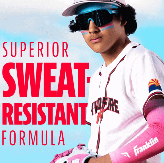 Franklin MLB Colored Eye Black - Cotton Candy