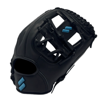 Sacco Youth Ultra Smooth Kip Black Sacco-Blue I-Web 11.25"