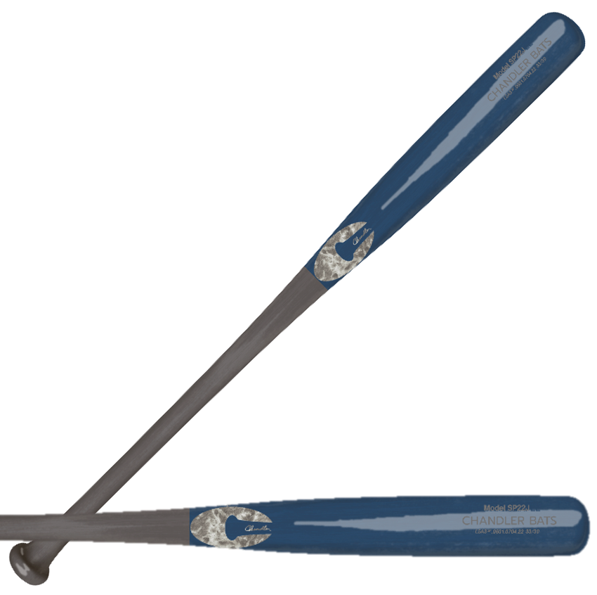Chandler SP22J Maple Wood Baseball Bat Midnight Silver