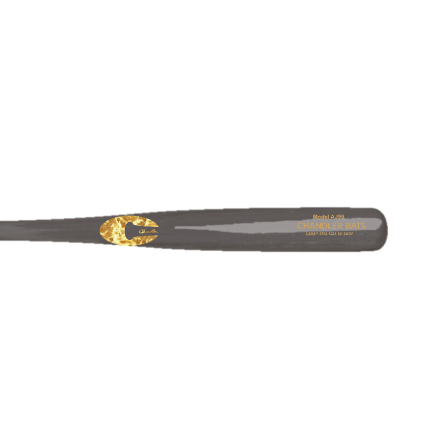 Chandler AJ99 Maple Wood Baseball Bat Palladium Gold