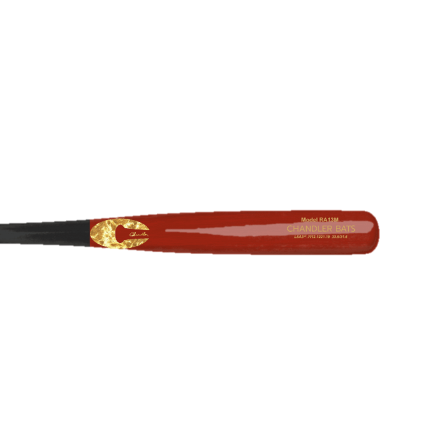 Chandler RA13M Maple Wood Baseball Bat Cherry/Black