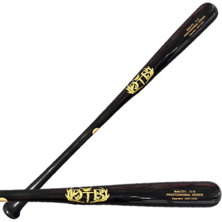Dove Tail Bats Custom DT71 Birch Black Gold Antler 33"