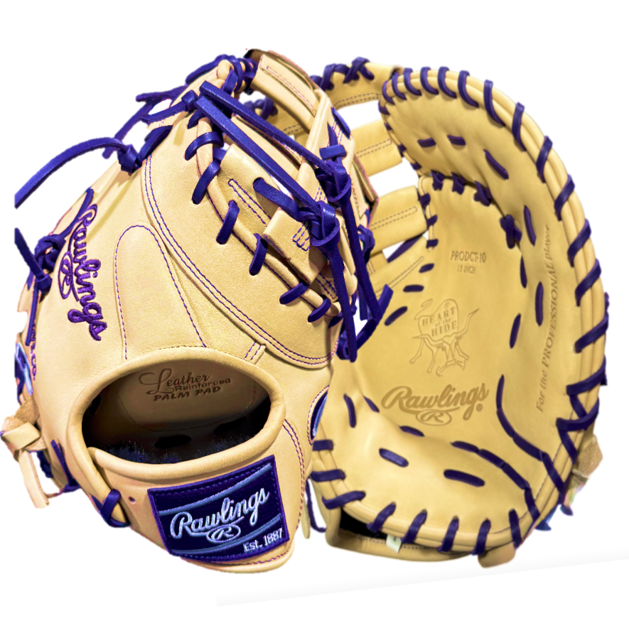 Rawlings Heart of The Hide Custom Baseball First Base Mitt PRODCT 13" Purple Sahara