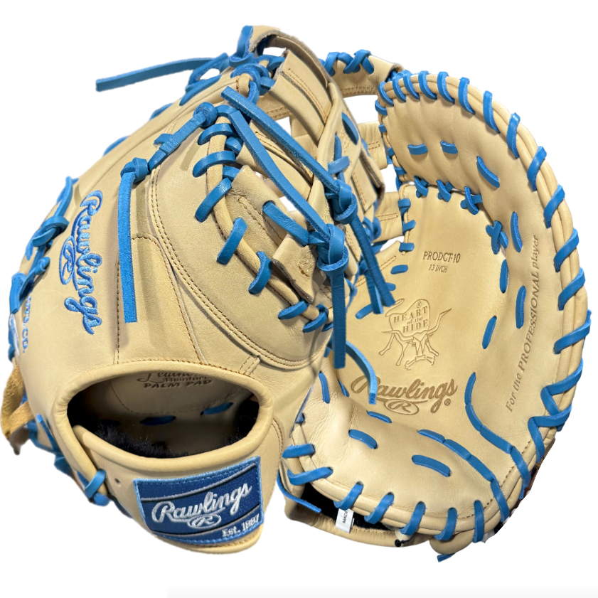 Rawlings Heart of The Hide Custom Baseball First Base Mitt PRODCT 13" Blue Dune