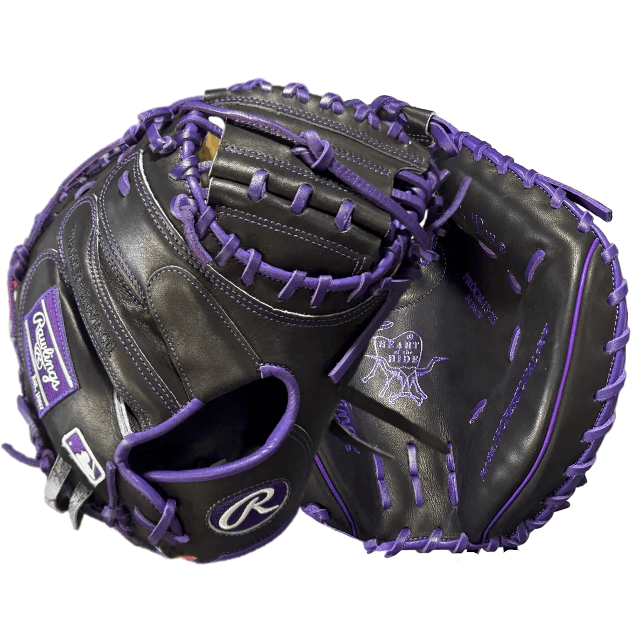 Rawlings Heart of The Hide Custom Catcher's Mitt PROCM43 34" Purple Venom