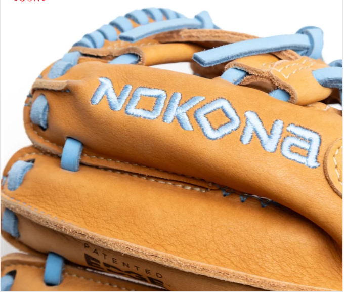 Nokona S1 All-American S1-EP200 Infield Glove - Tan & Columbia I Web Infield 11.25"