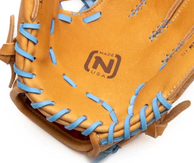 Nokona S1 All-American S1-EP200 Infield Glove - Tan & Columbia I Web Infield 11.25"