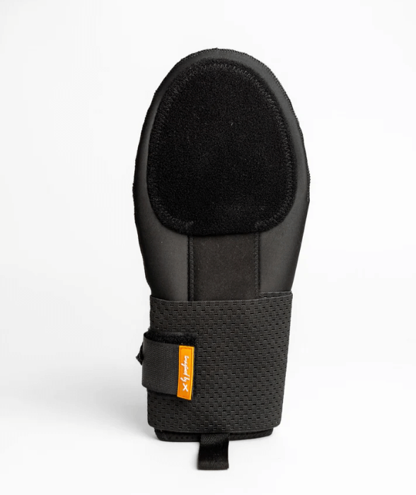 Product image view of Pushin' P Youth Sliding Mitt - Absolutely Ridiculous Ice Cream Collection showing palm side with logo.