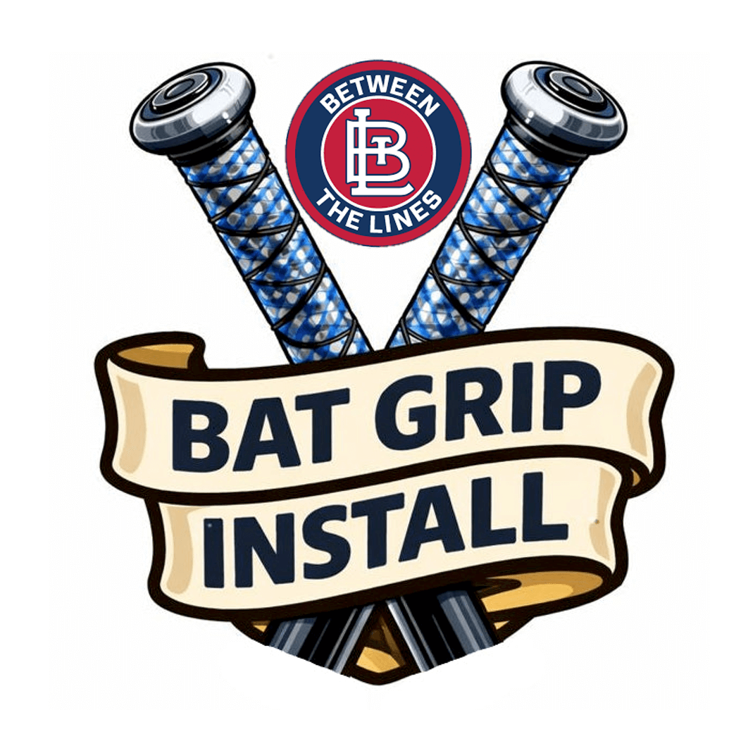 FREE Bat Grip Installation (With Purchase of Lizard Skin) with professional bat grip installation illustration