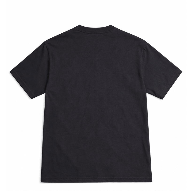 Back view of BTL Scottsdale Diamond T-Shirt in black color, short sleeves.