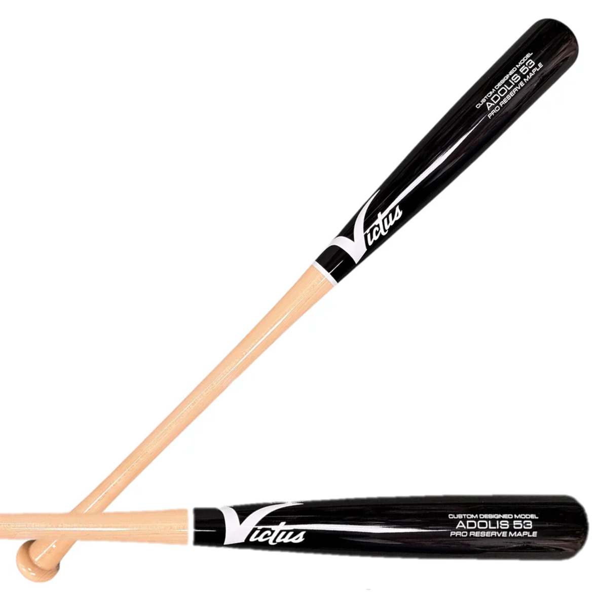 Victus Adolis53 Natural/Black Pro Reserve Wood Baseball Bat