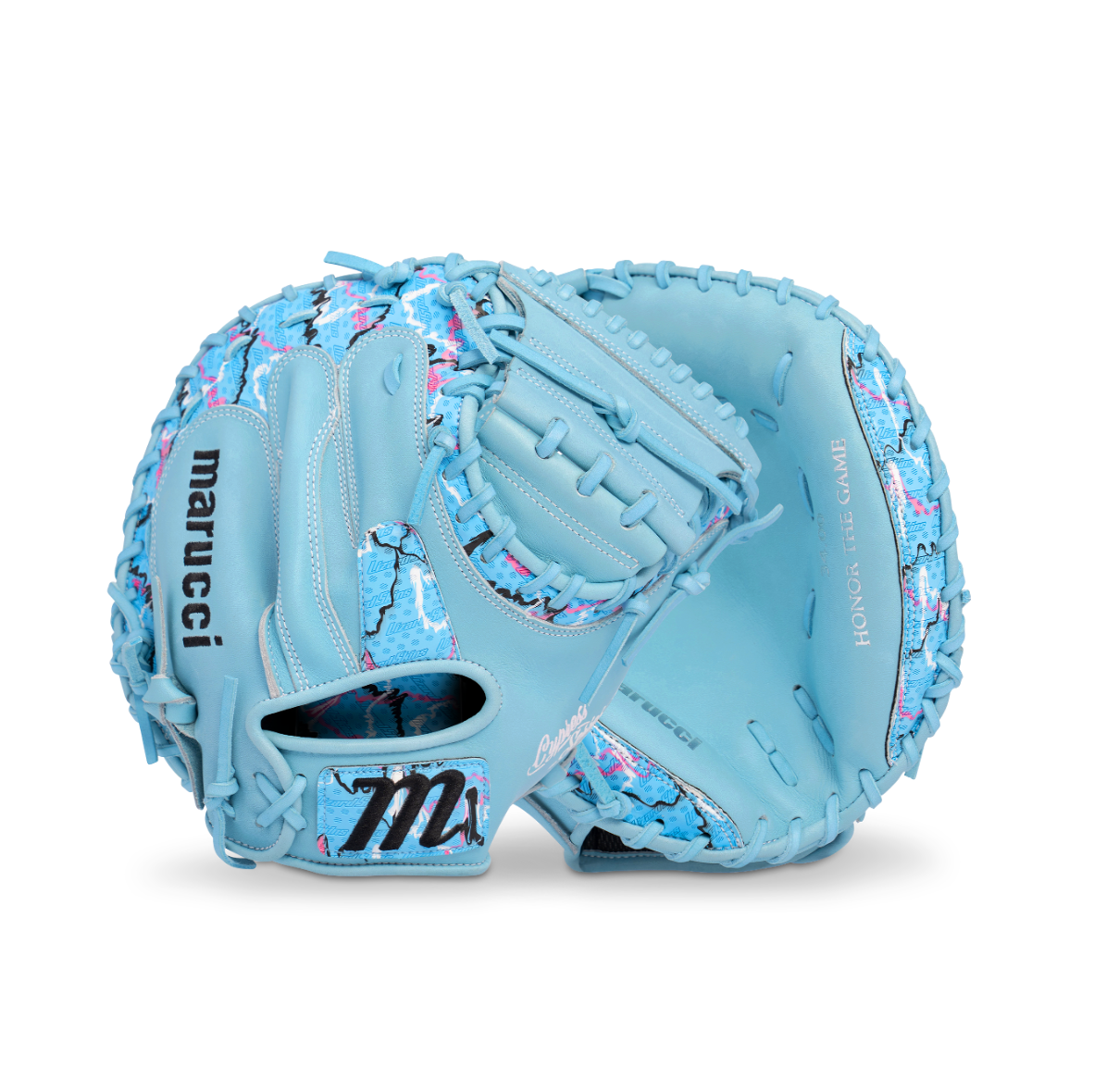 Marucci Lizard Skins Cypress 240c1ls 34" SOLID Web Catcher's Mitt - Columbia/Vice Camo