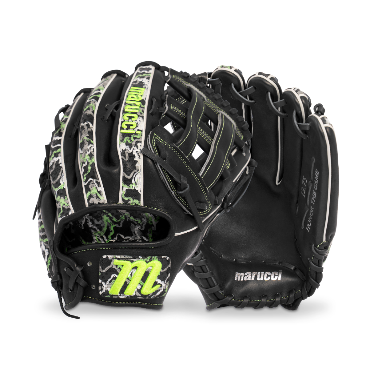 Marucci Lizard Skins Cypress 98R3LS H Web 12.75" Baseball Glove Black/Goblin Camo