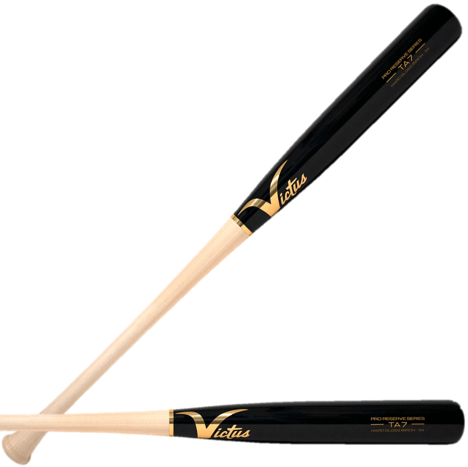 Victus TA7 Natural/Black Birch Pro Reserve Baseball Bat with Flared Knob