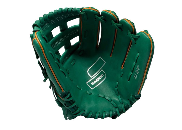 Sacco Youth Ultra Smooth Kip 11.75" H-Web Green & Orange