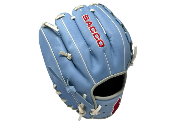 Sacco Youth Ultra Smooth Kip 11.75" Seams-Web Light Blue & Red LHT