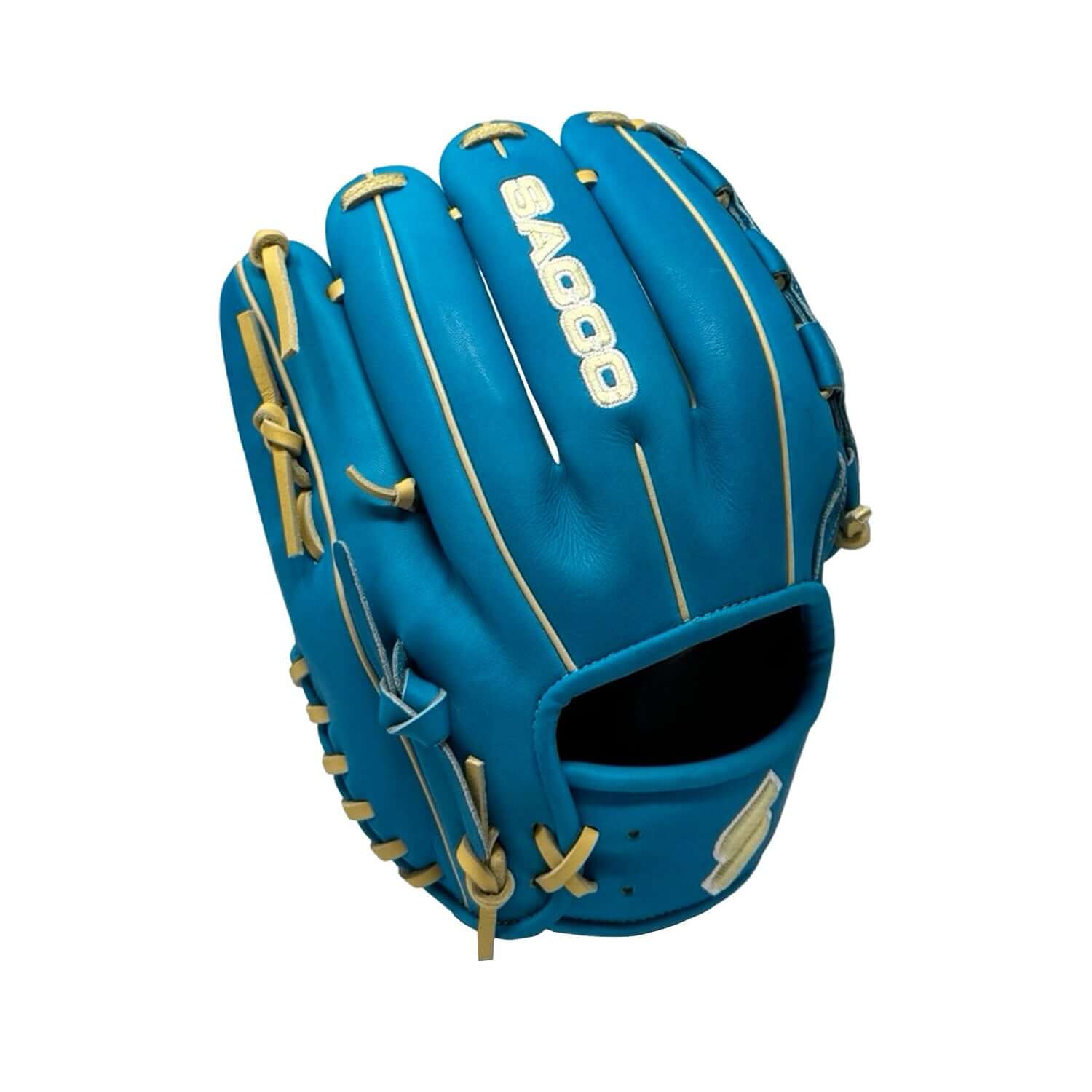 Detail of finger slots lined with plush sheep skin for added cushioning and comfort.