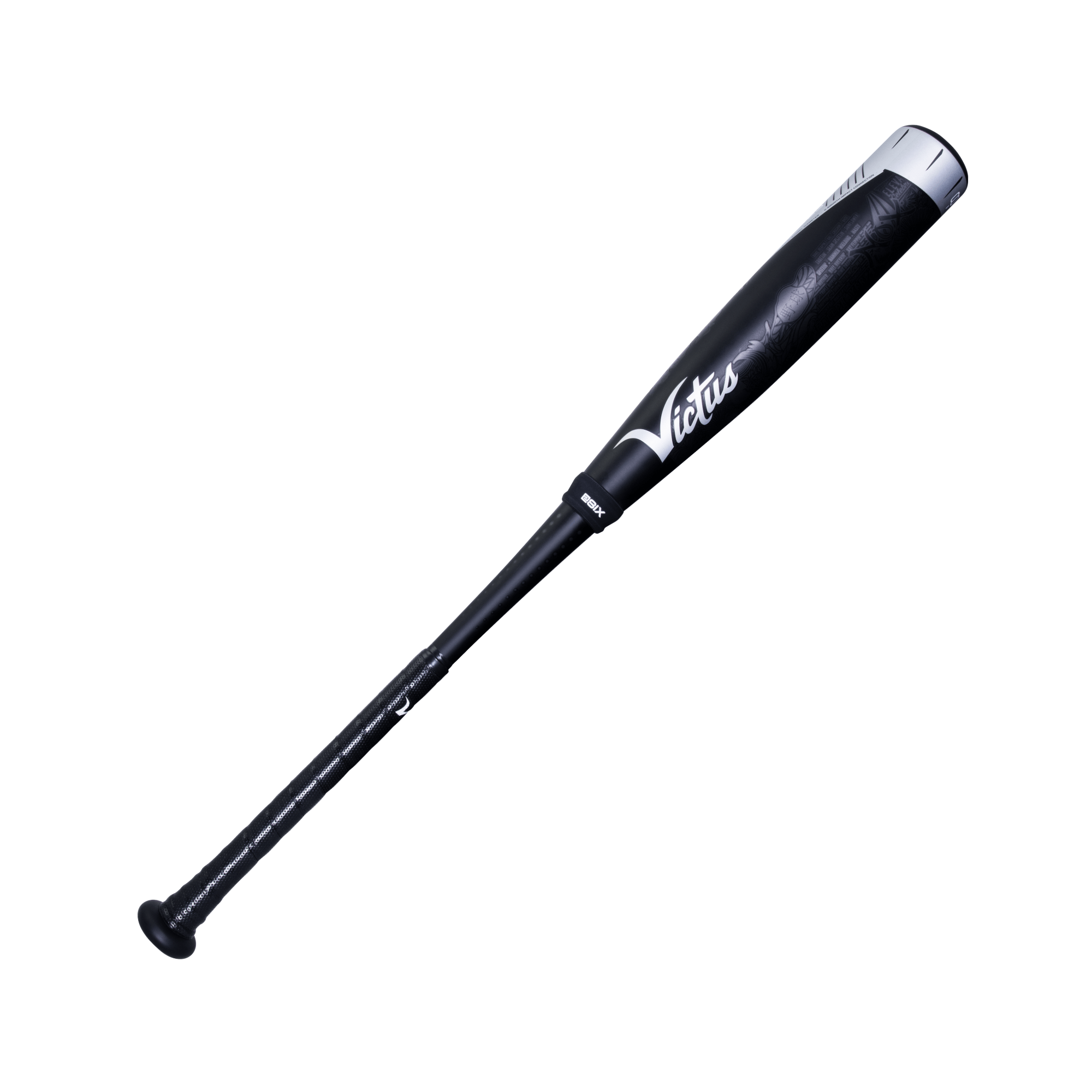Victus Nox Senior League - 5 aluminum bat designed for speed, power, and performance with a sleek black finish.