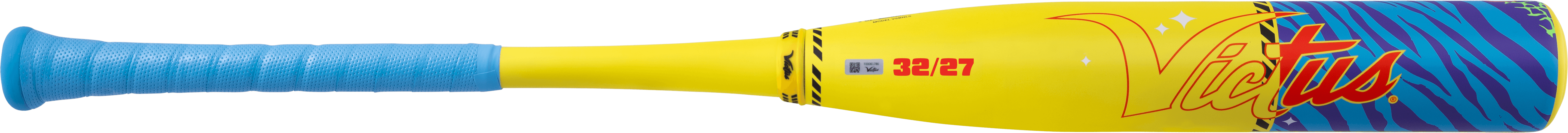 Victus Nova LIT (-5) USSSA Baseball Bat with vibrant yellow and blue design