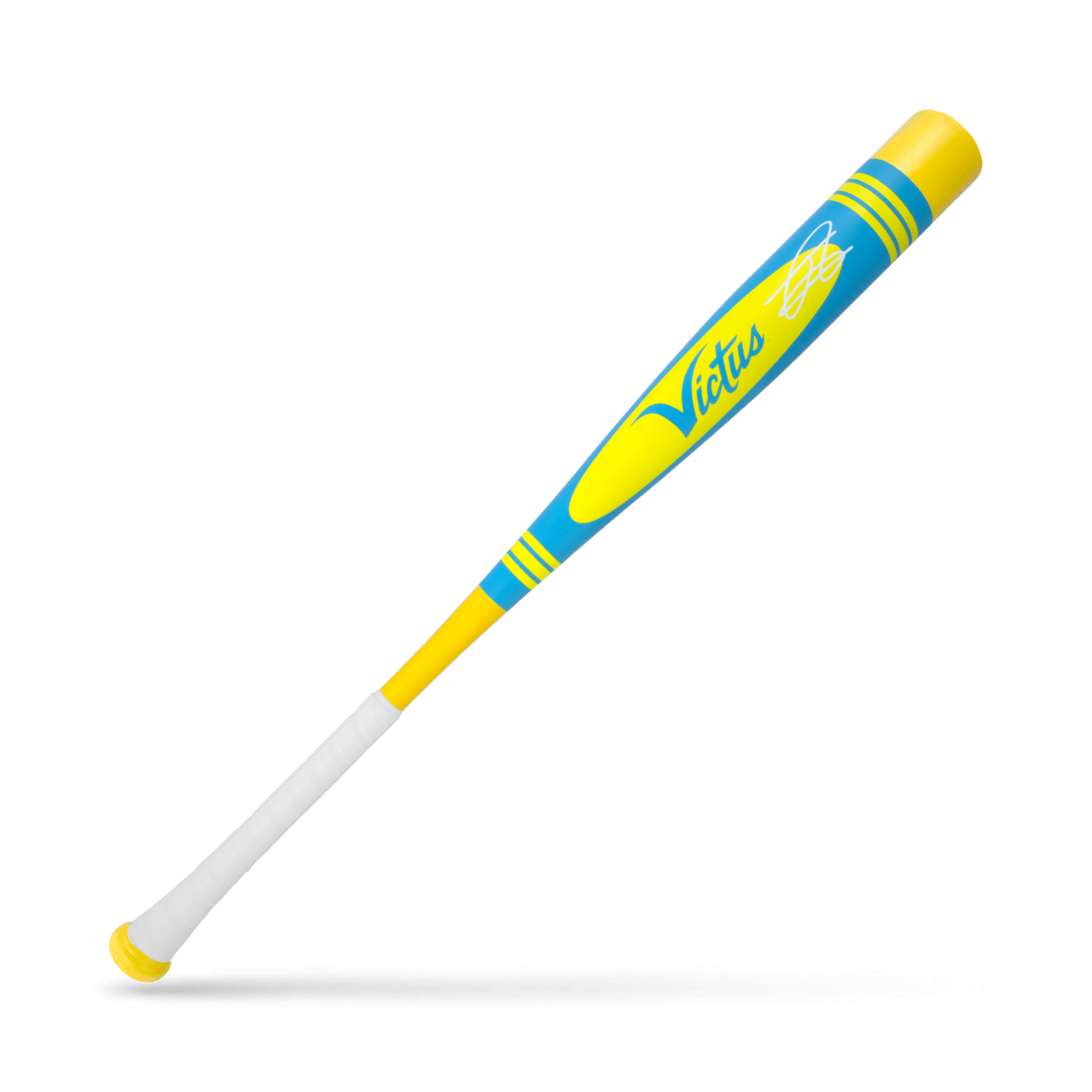 Front and back views of the Victus Vibe Pro-Crayon JROD (-10) USA Baseball Bat, showcasing its durable design and ring-free barrel.