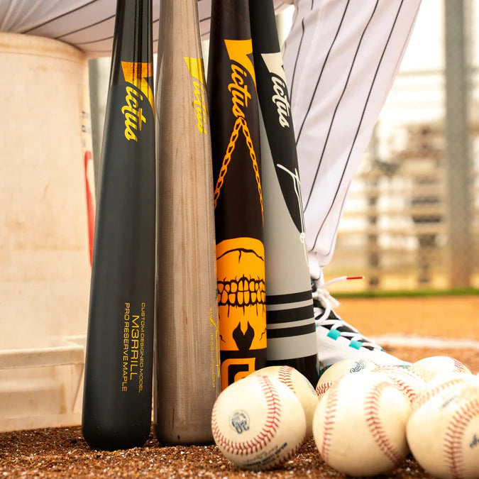 Victus M3RRILL Grey/Grey Pro Reserve Wood Baseball Bat