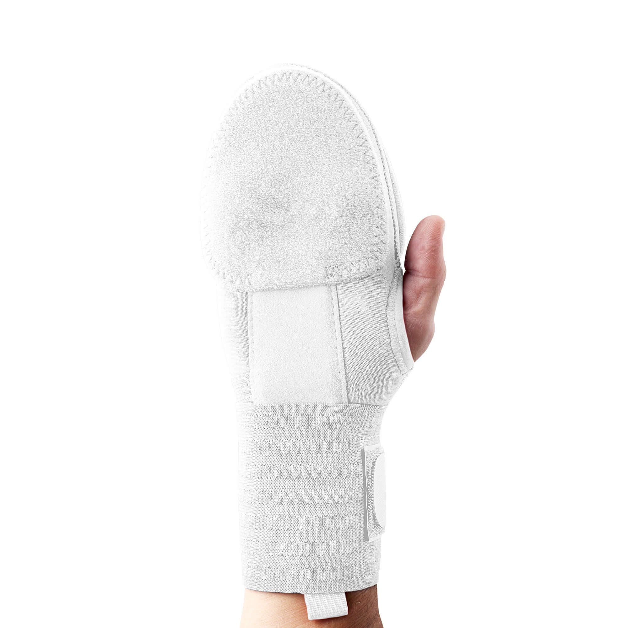 Evoshield Sliding Mitt Right Hand Protective shields on top and underside, elastic straps for secure fit, thumb hole for flexibility.