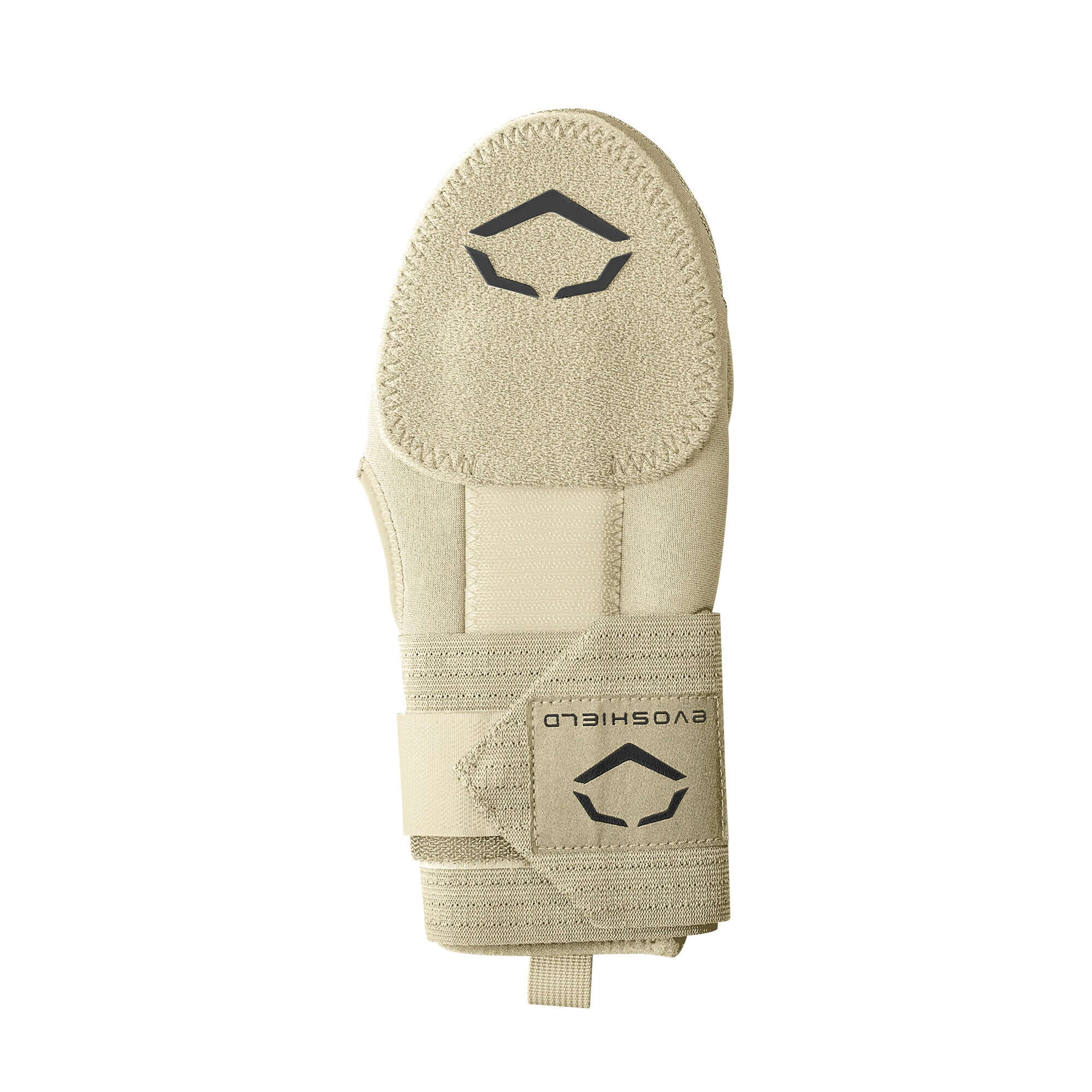 Evoshield Sliding Mitt Right Hand Protective shields on top and underside, elastic straps for secure fit, thumb hole for flexibility.