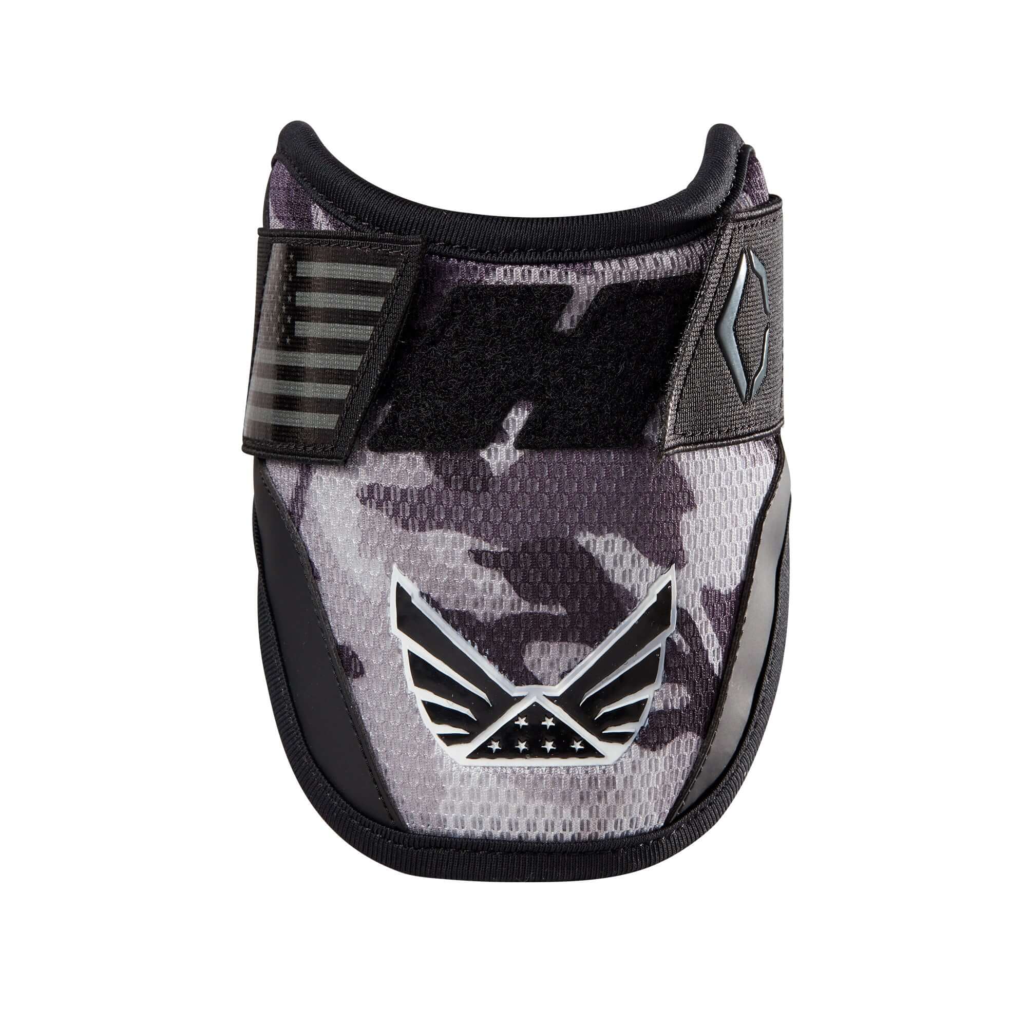 Black Evoshield X-SRZ Volition BLK OPS Elbow Guard with USA flag straps